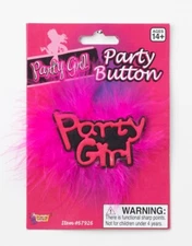 BACHELORETTE PARTY GIRL PARTY BUTTON - FORUM NOVELTIES