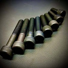 M2 Socket Cap Allen Screw Bolt 12.9 Self Colour