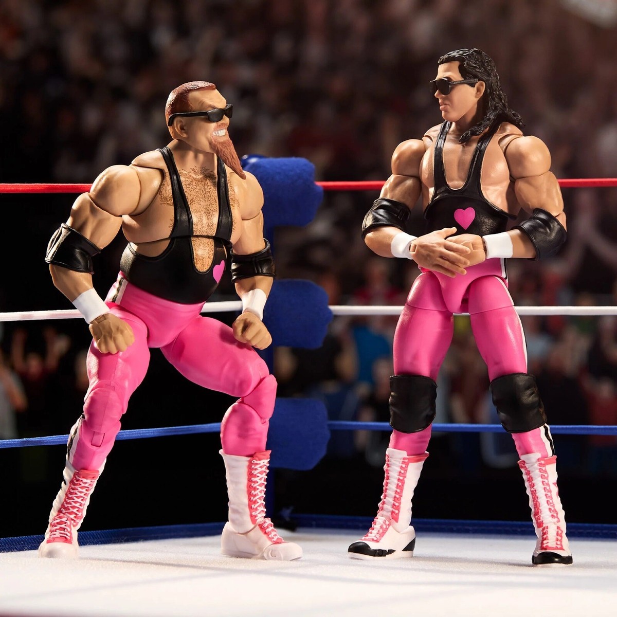 アメコミ HART FOUNDATION 2024 WWE Ultimate Colosseum Collection: BRET HART & JIM NEIDHART