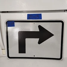 Authentic Traffic Highway Road Street Arrow Sign 90Degree Right 21" X 15" 12-127