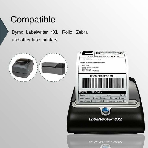 Compatible Dymo 4XL LabelWriter S0904980 Shipping Labels 104x159mm Free Postage - Picture 4 of 9