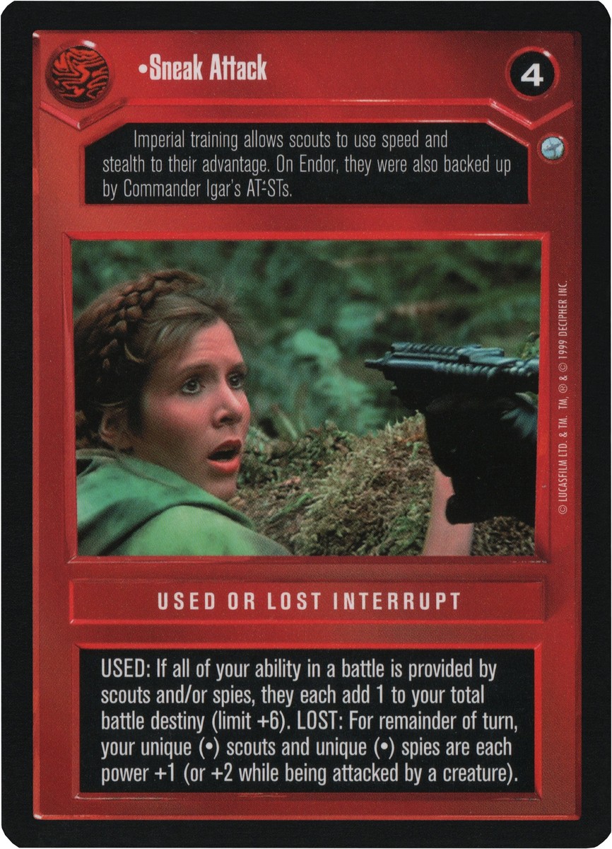 Sneak Attack (Endor) | Decipher Star Wars CCG | NM/LP | eBay