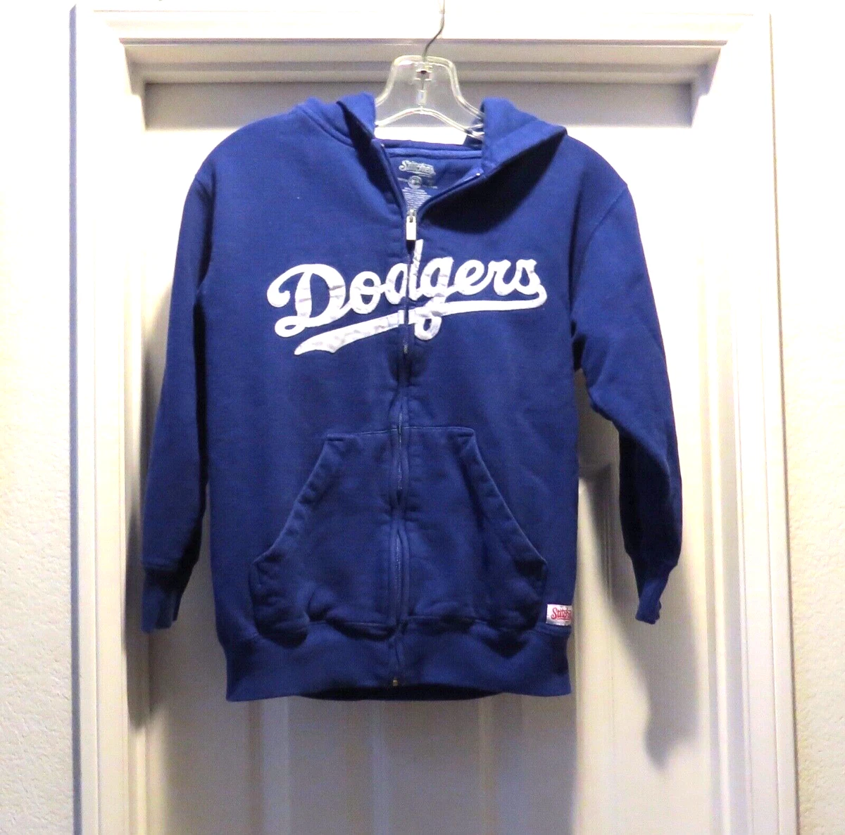 Youth LA DODGERS Zip Up Hoodie Jacket Size Medium