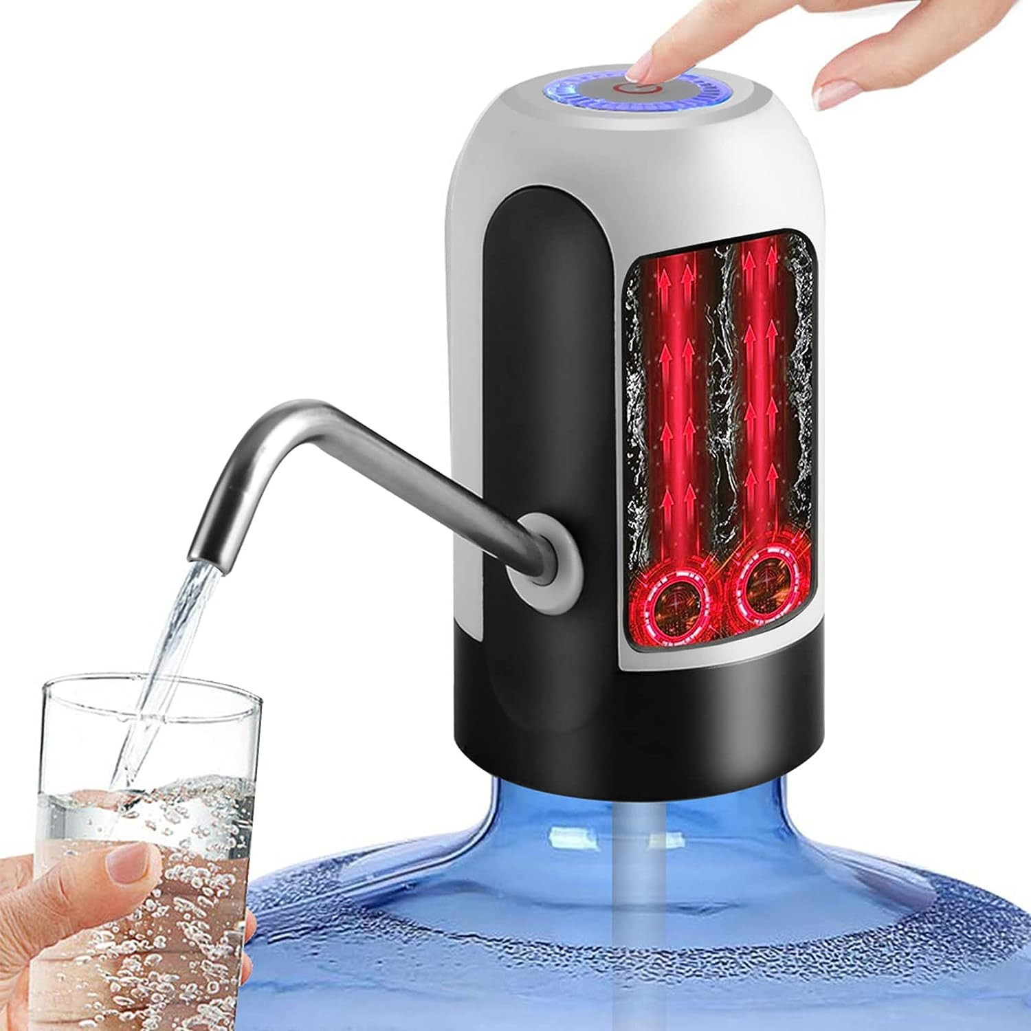 5 Gallon Water Dispenser - USB Charging Universal Fit Water Bottle Pump