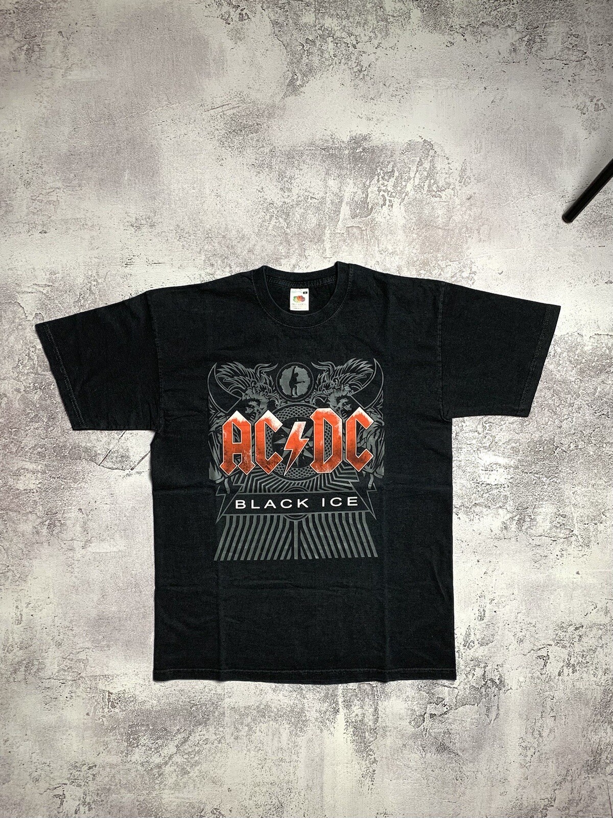 Vintage 2008 AC/DC Black Ice Band Tee Fruit Of The Loom- Medium | eBay