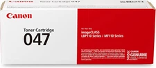Canon Genuine 047 Black Toner Cartridge Compatible with LBP113w, MF113w