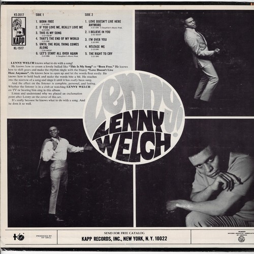LENNY WELCH lenny - Bild 3 von 4