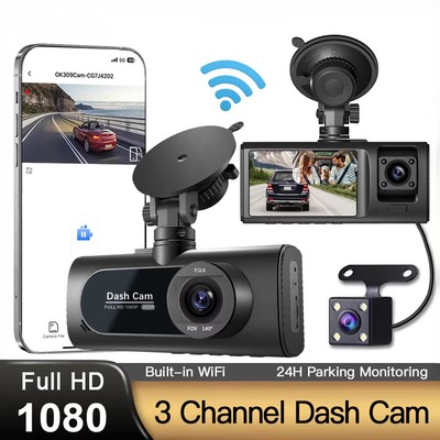 WiFi Car DVR HD 1080P Vehicle Dash Cam DVRs Recorder Video Dashcam Camcorder