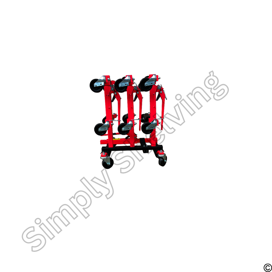 1x 12" Ratchet Car SUV Wheel Dolly Go Jacks Vehicle Positioning