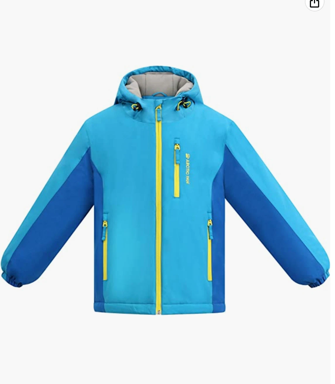 Artic Paw Boys & Girls Winter Waterproof Snow Ski Jacket size7-8