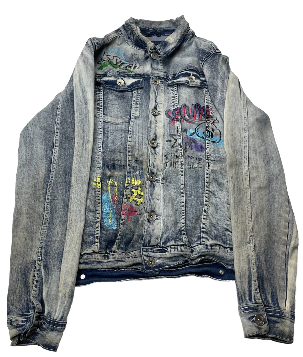 Light black denim shop jacket