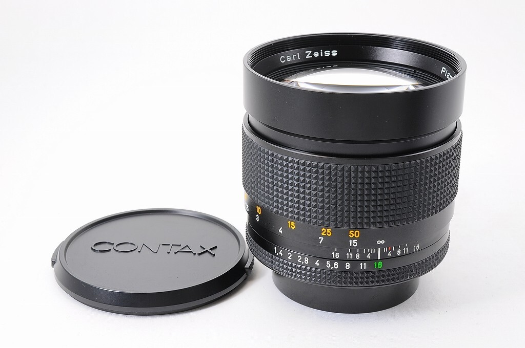 【美品】CONTAX CarlZeiss Planar T* 85mm F1.4 TOP MINT】CONTAX Carl Zeiss Planar 85mm F/1.4 T* MMJ MF Lens