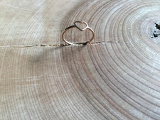 Lovely 925 Sterling Silver Heart Ring Handmade Boho Jewelry Gift For Women A-765