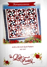 AMERICANA A QUILT FACTORY QUIL PATTERN  SOLD BY THE PATTERN