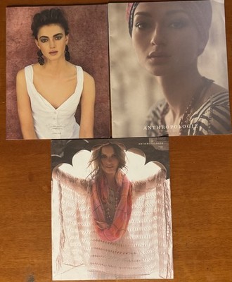 Lot Of 3 Anthropologie Catalogs Vintage Summer 2006 & 2011 - Issue 2 & 5