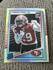 2025 Optic Silver Prism Jordon James 278 San Francisco 49Ers Football Card 3Q￼
