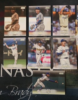 2025 Stadium Club Baseball (9) Card Dodgers Lot Excellent Condition