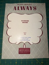 Irving Berlin's Always Standard Edition Sheet Music