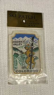 Vintage Hidden Valley Estes Park Colorado Skiing Ski Patch New In Package Rare
