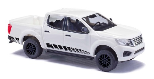 Camioneta pickup Nissan Navara 2015 Busch 53712 HO montada blanca doble cabina | Zustand: New