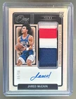 Jared McCain 2024 Panini One and One Rookie Jumbo Jersey Patch Auto RC /99