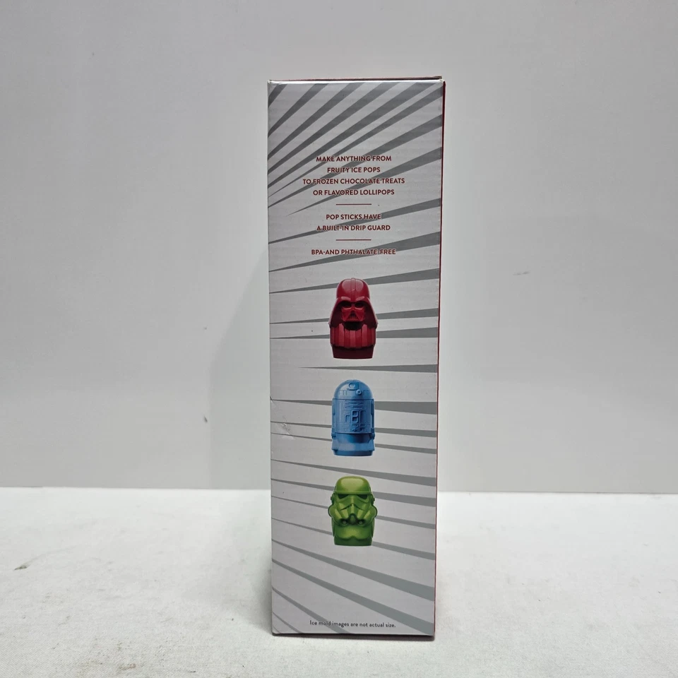 STAR WARS Ice Pop Mold Set of 6 - Williams Sonoma Darth Vader R2-D2 Stormtrooper - Image 3 of 4