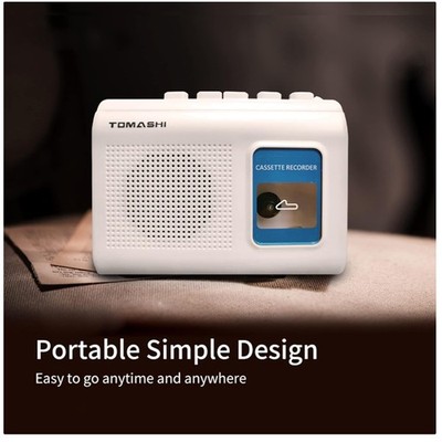 Mini Cassette Player Recorder with Headphone Jack
