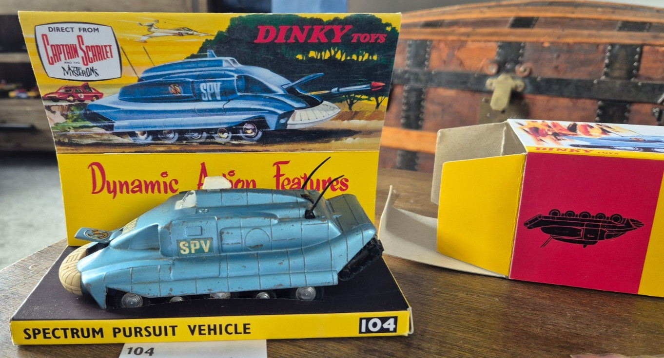 Dinky 104, Spectrum Pursuit Vehicle - Free Price Guide & Review