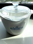 Vintage Rare 1 Qt CorningWare Cornflower Blue Sauce Maker & Glass Lid — photo 3