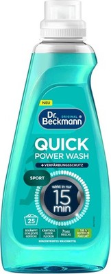 Dr. Beckmann Quick Power Wash Sport Waschmittel Sportwäsche gegen Gerüche 800 ml