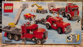 LEGO Construction Hauler 31005 Creator 3 in 1 256pcs Ages 7-12 Brick Separator