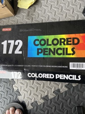 Shuttle Art 172 Colored Pencils Soft Core Color Pencil Set NEW Sealed