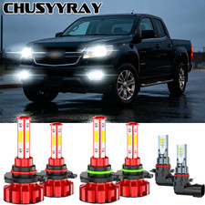 For Chevrolet Colorado 2009-2012 6000k Combo Led Headlight Kit Fog Light Bulbs