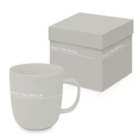 Design@Home Henkelbecher Silence DH 9X10 Cm Grau