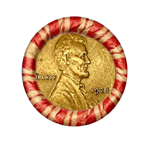 1928/1927 XF Ends! EARLY! 1909-1929 Mix! Old Lincoln Wheat Penny Roll
