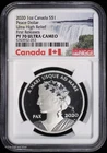 2020 $1 Canada 1 oz Silver Peace Dollar Ultra High Relief NGC PF 70 | Release