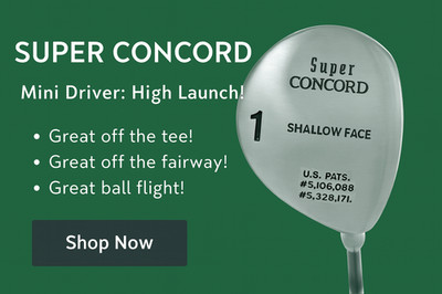 #1 SUPER Easy-To-Hit Distance Accuracy Control MINI Golf Driver LONG DRIVE CLUB