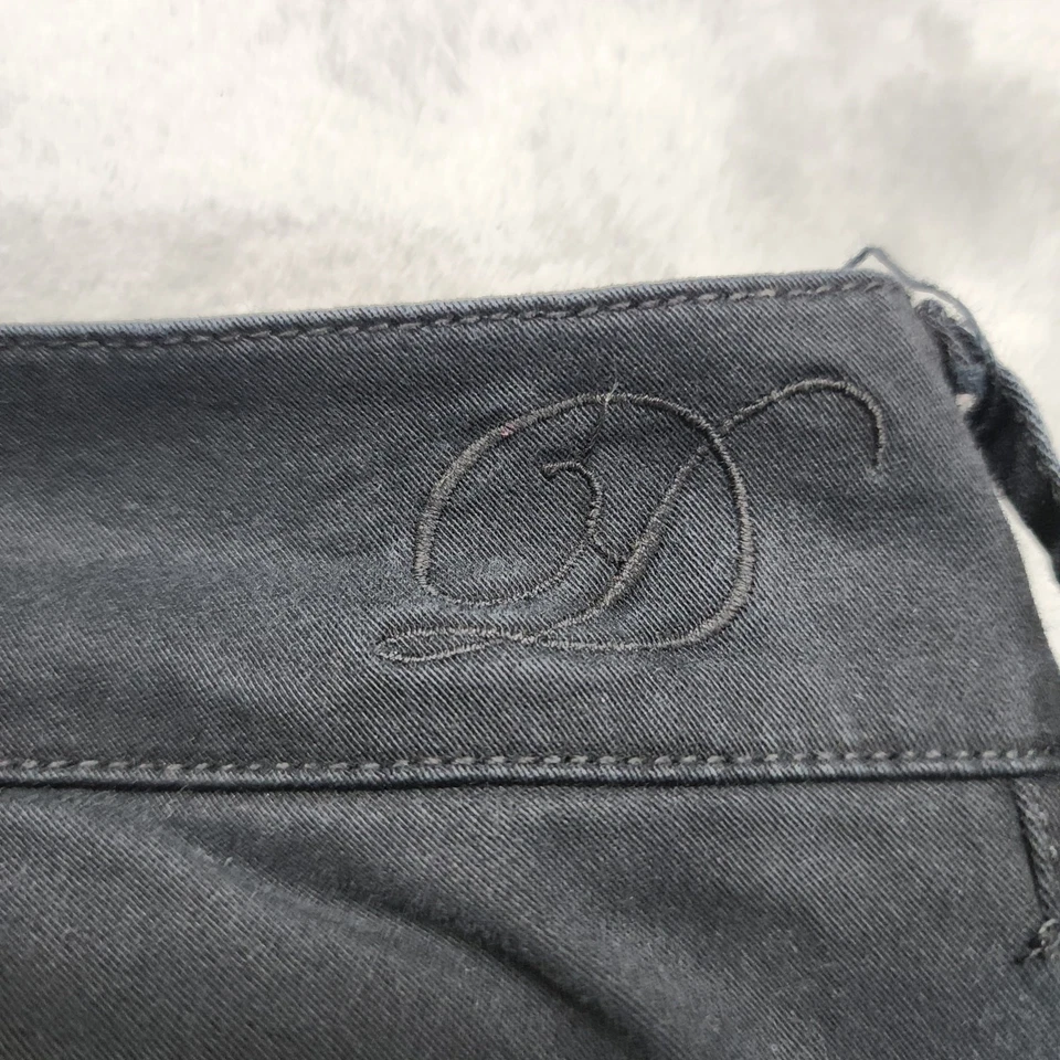 Pantalones Dockers para mujer 4 negros calce favorito Jaelynn tiro medio pantalón pierna elástico Foto 3 de 4