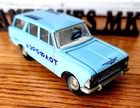 Vintage Moskvitch 427 A4. Aeroflot USSR /SOVIET. Ussr 1:43.Scale model.