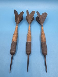 Vintage Dorwin Darts Set-  Made In England - No Box