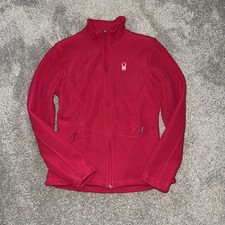 Spyder Core Pink Full Zip Knit Sweater Jacket - Women's Size Medium