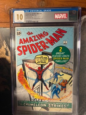 Amazing Spider-Man #1- 1 oz .999 Silver Foil CGC 10 Gem W/Original Packaging