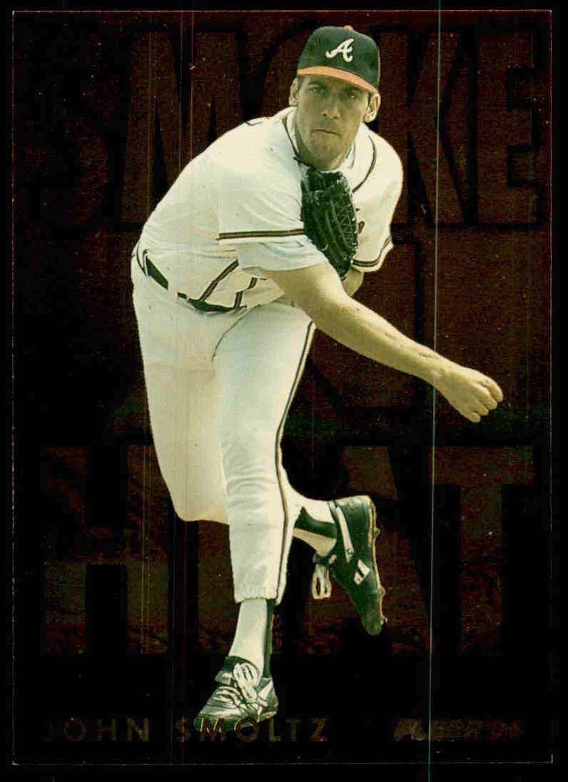 1994 Fleer #12 John Smoltz Smoke 'N Heat