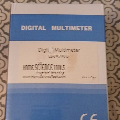HomeScienceTools DT-830L Digital Multimeter CAT II 2000 Count 500V 10A