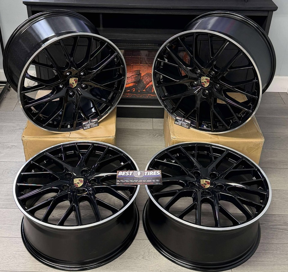 21’ Inch Porsche Staggered Wheels Rims Fits Porsche Panamera Cayenne ...