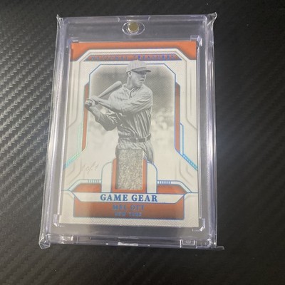 2025 Panini National Treasures Game Gear Mel Ott 1/1 Game Used Jersey Relic HOF