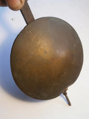   messingbesetzte antike Langgehäuse Standuhr Pendel