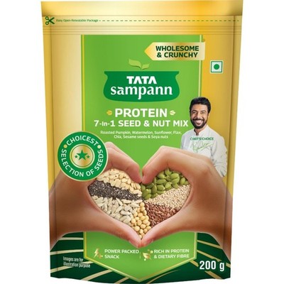 Tata Sampann Protein 7-in-1 Samen & Nuss reich an Eiweiß & Ballaststoffen...