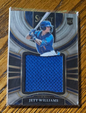 Jett Williams RC -2023 Panini Select Rookie Jumbo Swatch PJS-JW - New York Mets