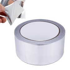 Aluminium Foil Tape Silver Duct Tape Insulation Tape 1 Roll Waterproof